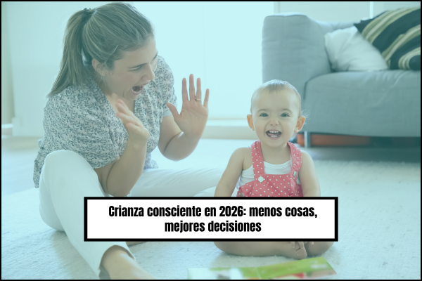 Crianza consciente en 2026: menos cosas, mejores decisiones