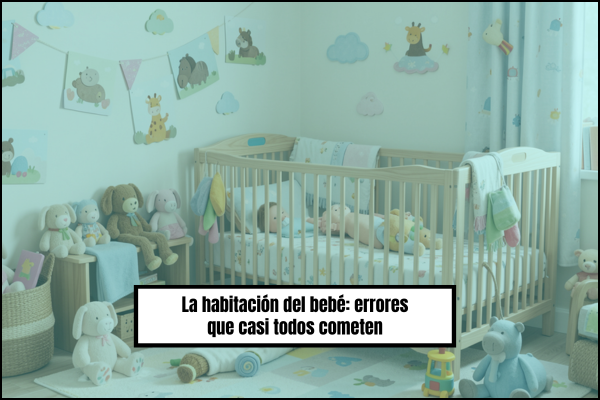 La habitación del bebé: errores que casi todos cometen