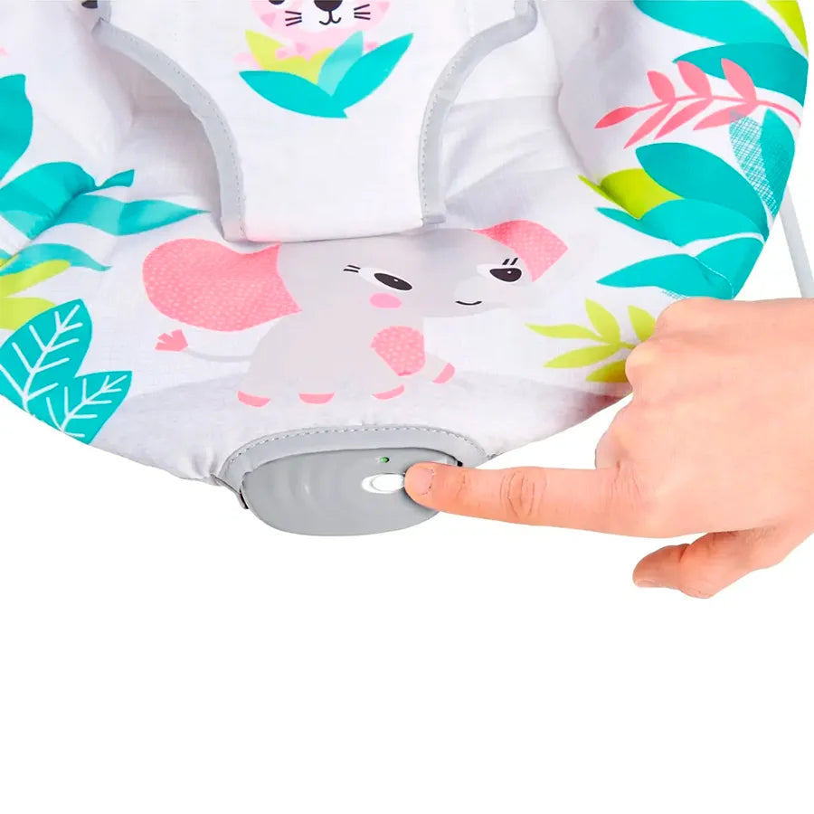 Bright Starts Mecedora Vibratoria Con Barra De Juguetes Diseño Flamingo Vibes