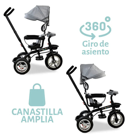 Triciclo CW multifuncional 360 T19