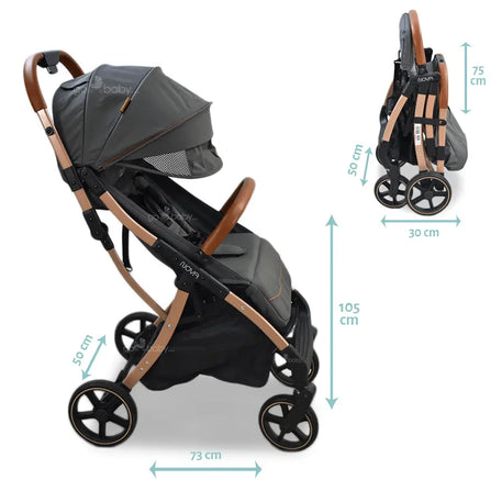 Carriola  compacta infanti nova