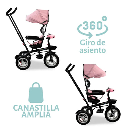 Triciclo CW multifuncional 360 T19