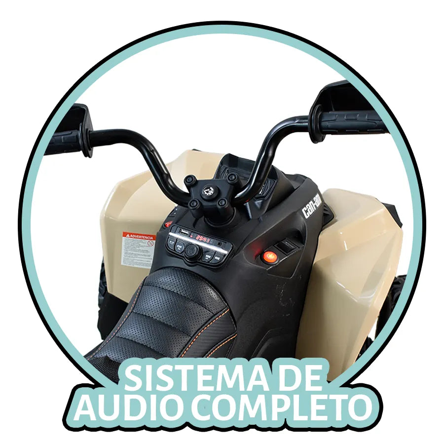 CUATRIMOTO ELECTRICA CAN-AM AZUL 4x4 renegade