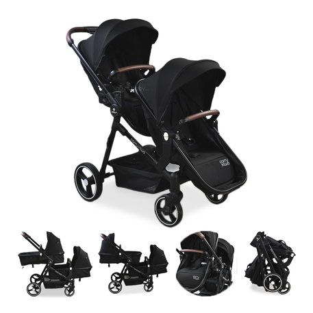 carriola doble gemelas carry 4 two