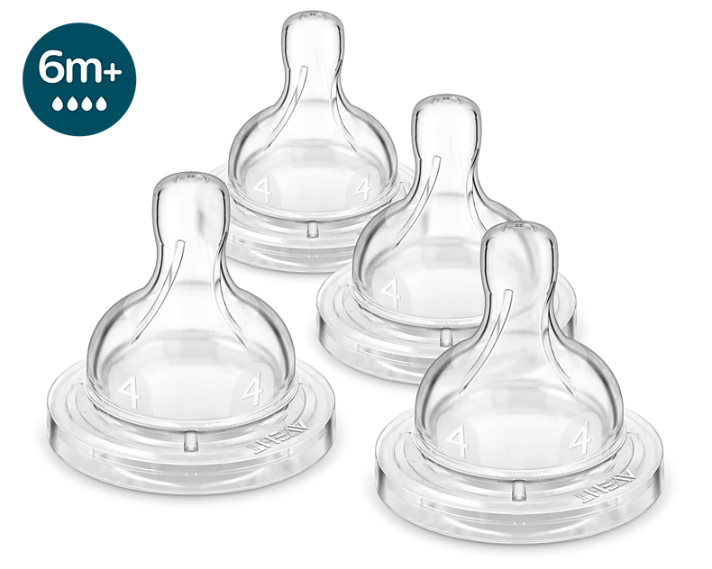 Avent Set De 4 Tetinas Anti-colic 6 Meses