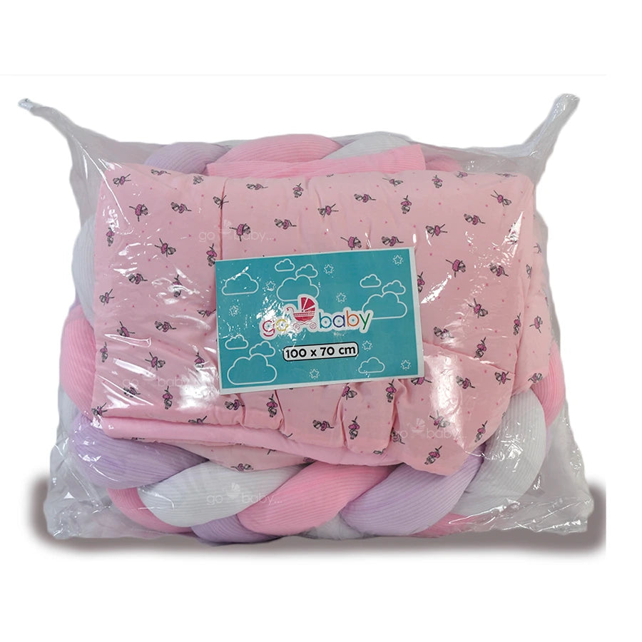 set edredon y trensa cc para corralito viajero (105*70) NIÑA