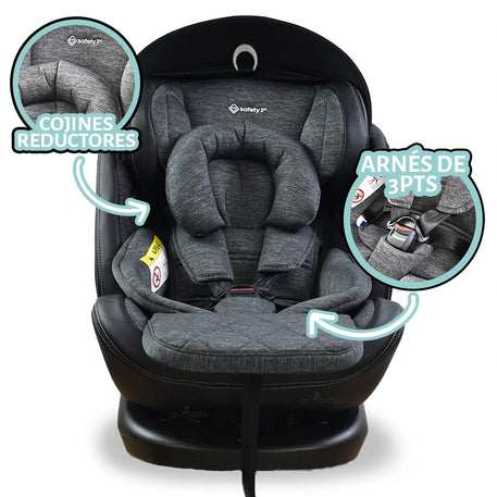 Autoasiento giro 360 pro