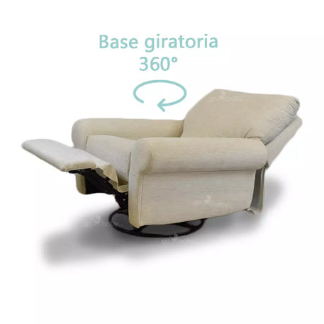 Sofá mecedora giratorio 360° Melody
