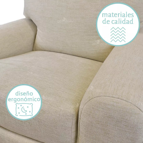 Sofá mecedora giratorio 360° Melody