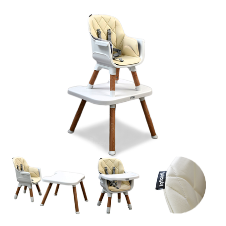 SILLA ALTA 3 EN 1 MILA BEIGE