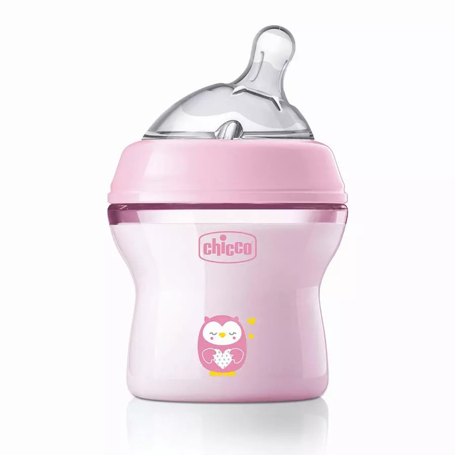 Biberón natural feeling niña rosa