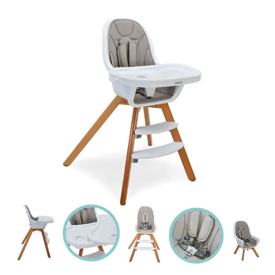 SILLA ALTA NORDIC GRIS