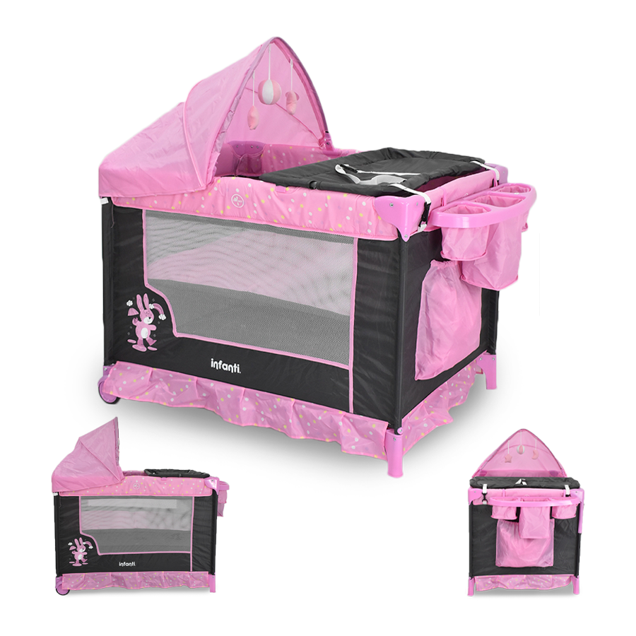 Corral/colecho silver para niño y niña