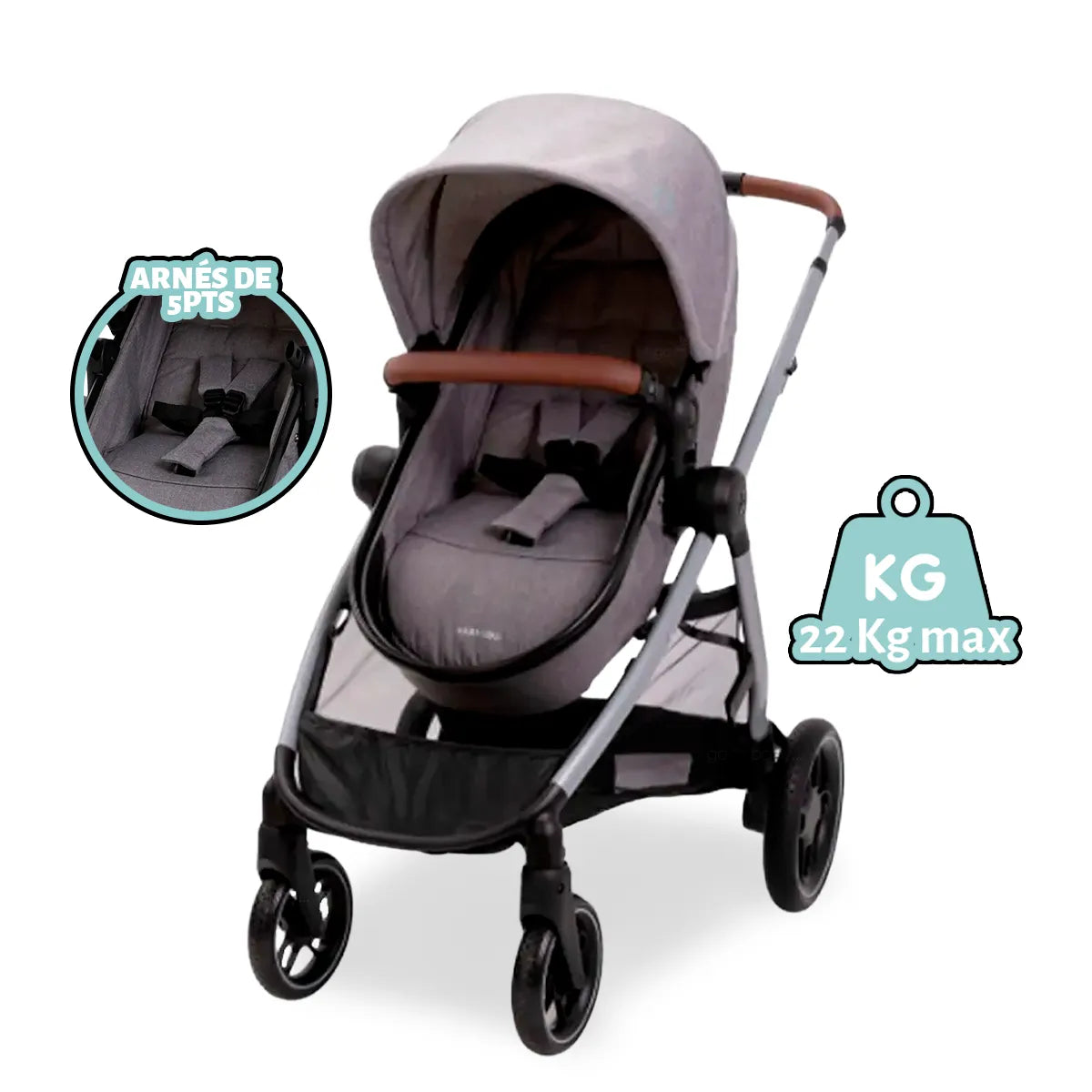 Combo Zelia essential grey