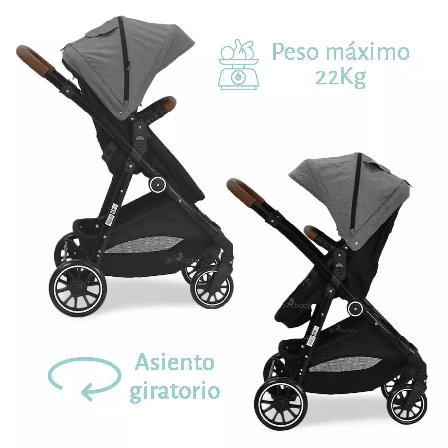 carriola sistema de viaje Aria 4 en 1