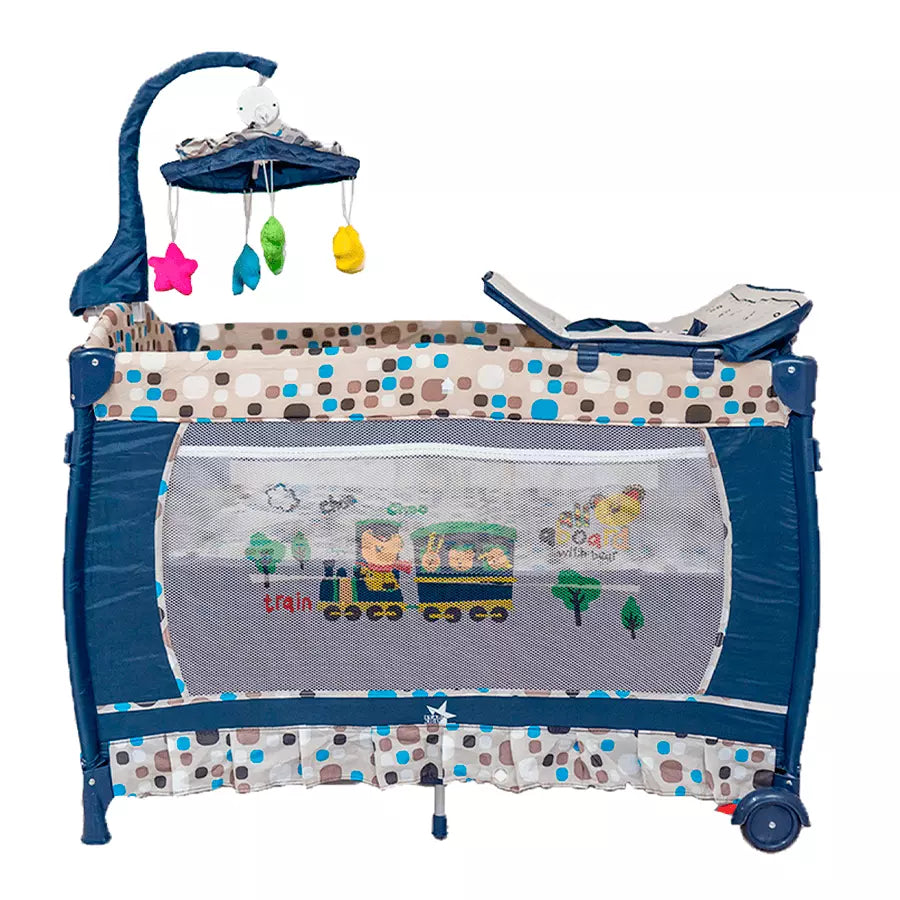Cuna Corral Draco Azul - gobaby.mx