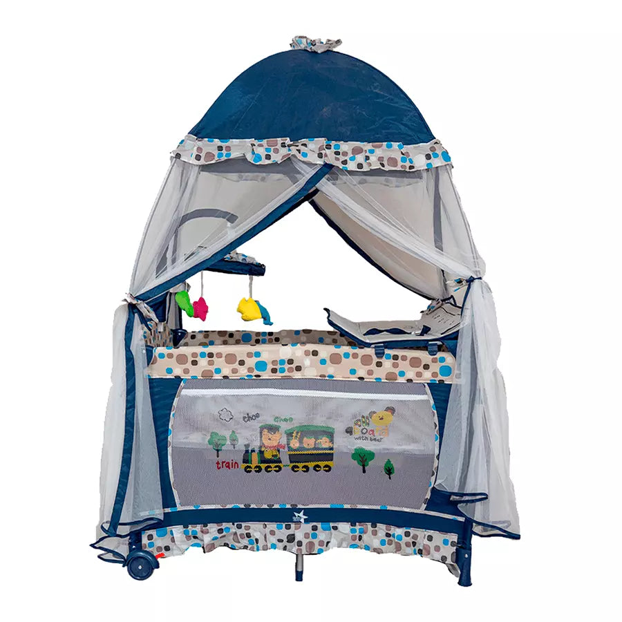 Cuna Corral Draco Azul - gobaby.mx