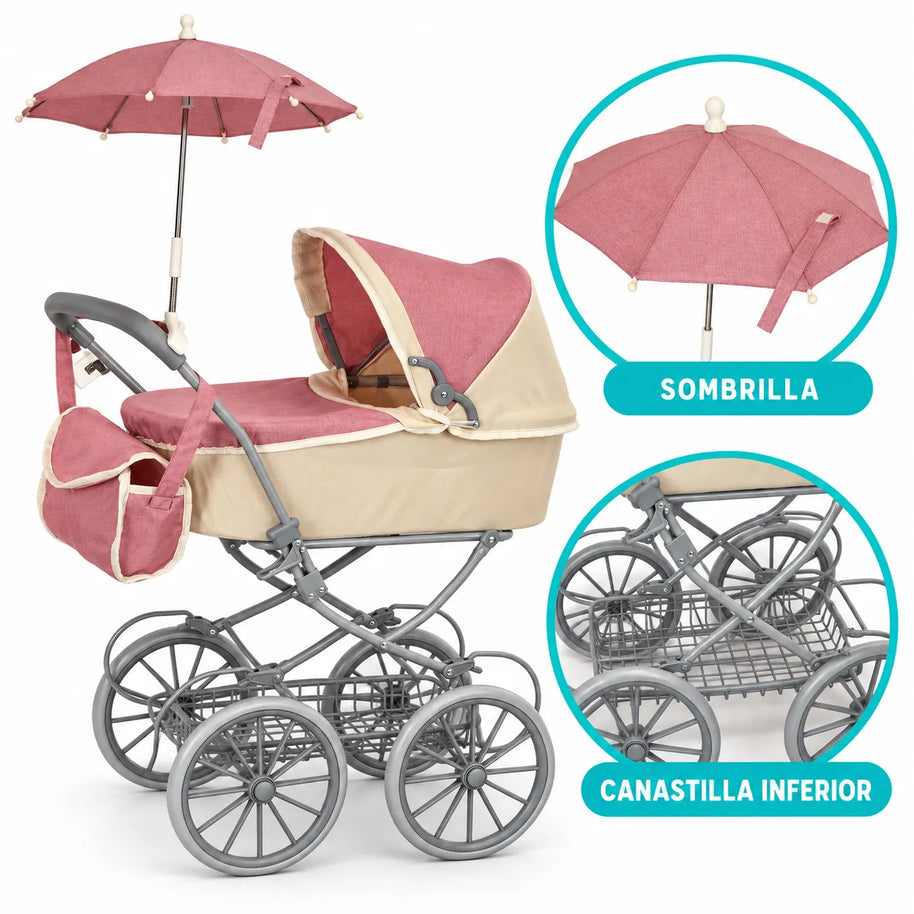 CARRIOLITA PARA MUÑECA NON 9673A