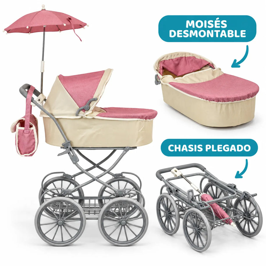 CARRIOLITA PARA MUÑECA NON 9673A