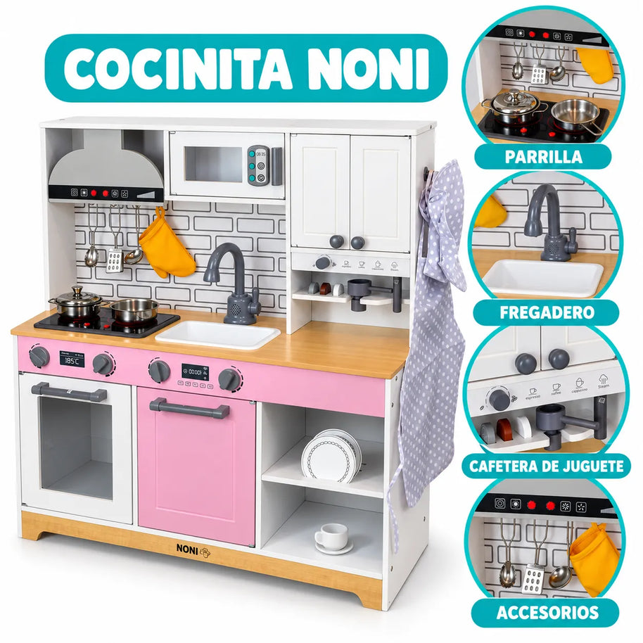 COCINITA VINTAGE NONI ROSA/BLANCO