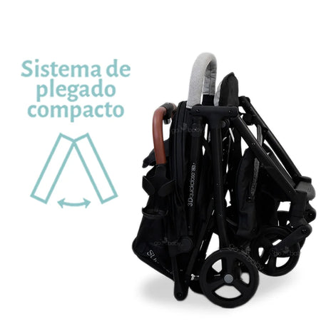 CARRIOLA 3D QUICKCLOSE CS GRAY BLACK