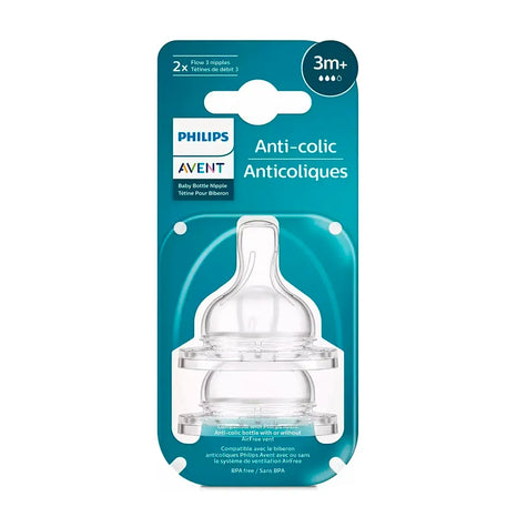 Tetinas Philips Avent Anticolicos Flujo Medio Scy763/02 2pz