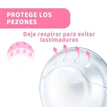 Conchas recolectoras de leche materna Victoria y Miguel