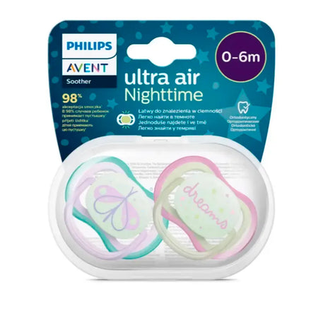 Chupete Philips Avent Ultra Air Scf376/19 X2u 0-6 Meses