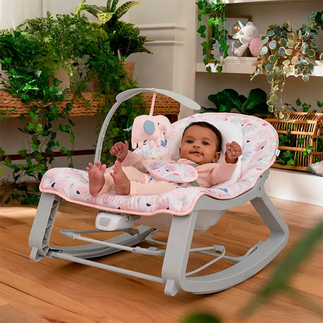 Silla Mecedora Y Vibradora 3 En 1 Ingenuity 12909 Color Multicolor Grow with me