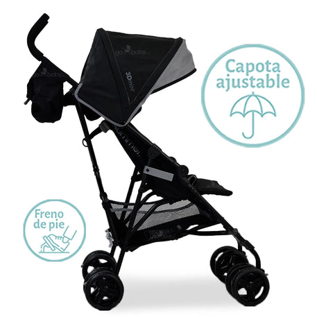 CARRIOLA DE BASTON 3D