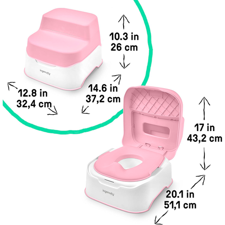 Bañito entrenador ING 2 STEP STOOL POTTY