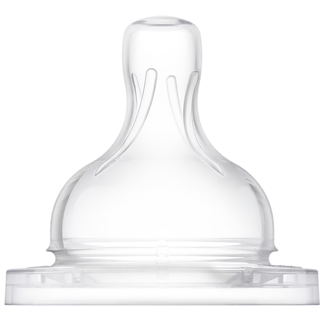 Philips Avent Pack de 4 Tetinas Anti-colic con válvula anticólicos, Flujo 1 Lento, Recién Nacido ,0 m+, Libre de BPA, Mod. SCY761/44