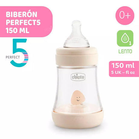 Biberon anticólicos 5 en 1 de doble válvula +0m y +4m