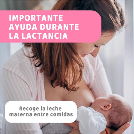 Conchas recolectoras de leche materna Victoria y Miguel