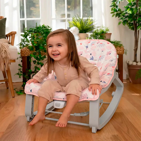 Silla Mecedora Y Vibradora 3 En 1 Ingenuity 12909 Color Multicolor Grow with me