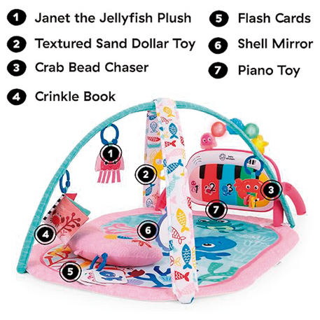 4-IN-1 KICKIN´ TUNES MUSIC & LANGUAGE GYM