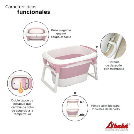 BAÑERA PLEGABLE BUBBLES