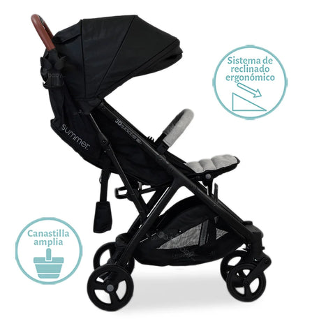 CARRIOLA 3D QUICKCLOSE CS GRAY BLACK