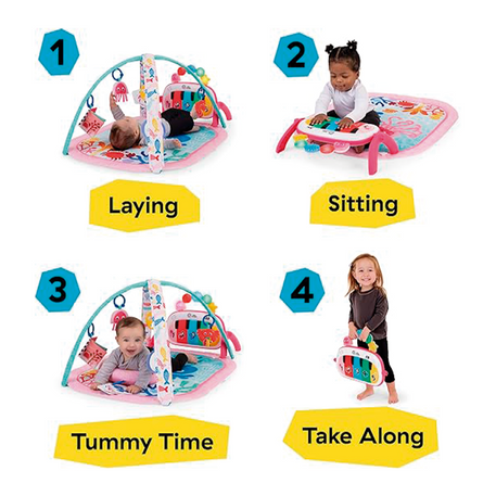 4-IN-1 KICKIN´ TUNES MUSIC & LANGUAGE GYM