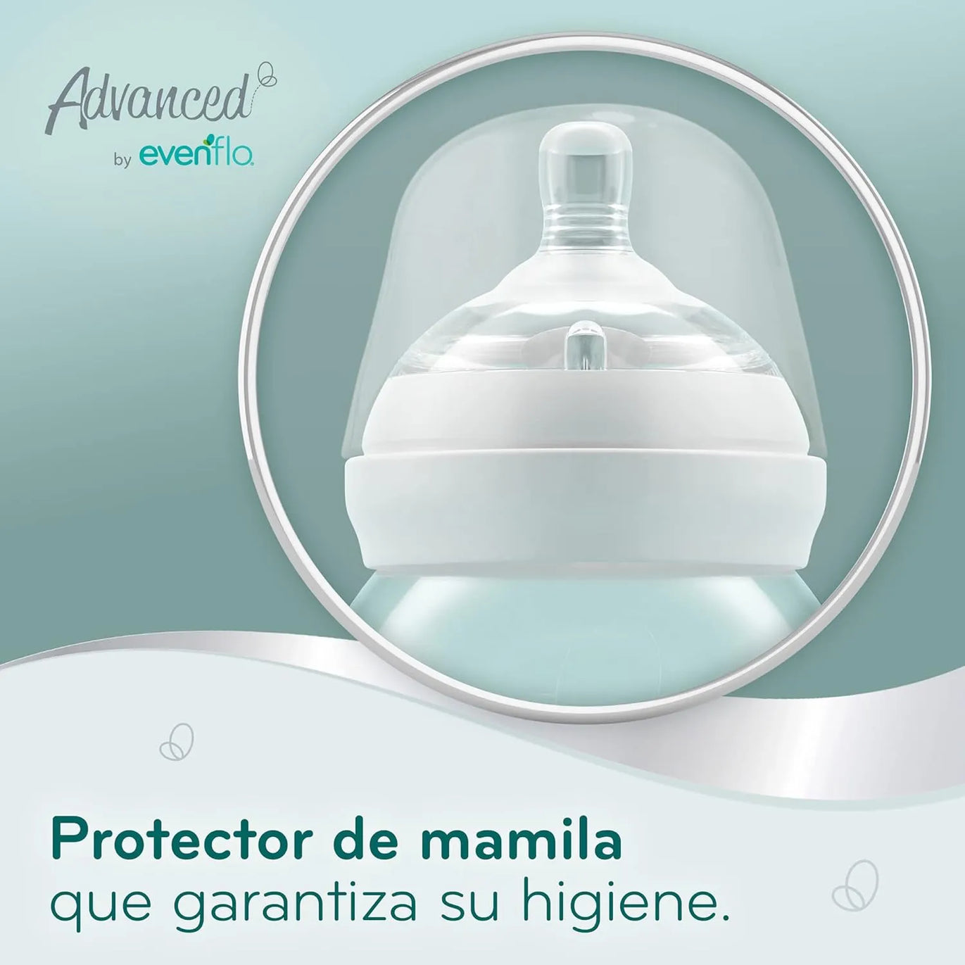 Biberón Advanced by Evenflo Bold Cuello Ancho Flujo Medio 9oz / 270ml