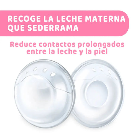 Conchas recolectoras de leche materna Victoria y Miguel