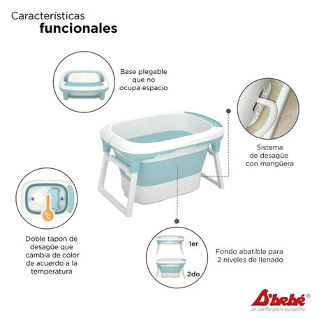 BAÑERA PLEGABLE BUBBLES