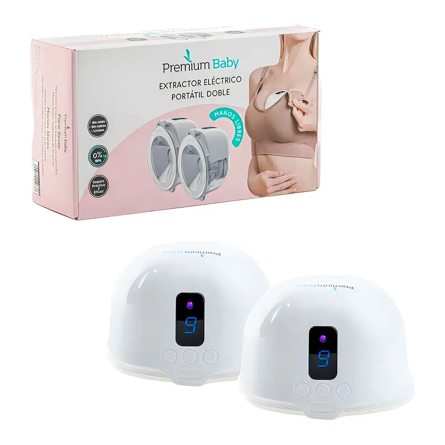 EXTRACTOR DE LECHE PORTATIL DOBLE