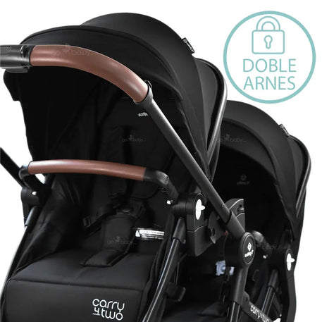 carriola doble gemelas carry 4 two