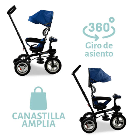 Triciclo CW multifuncional 360 T19