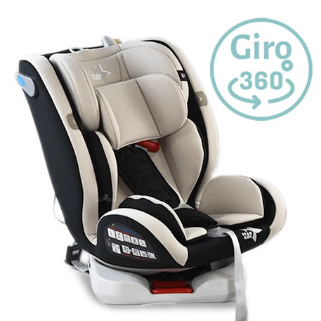 Autoasiento supreme 360 color beigecon sistema de giro 360 grados