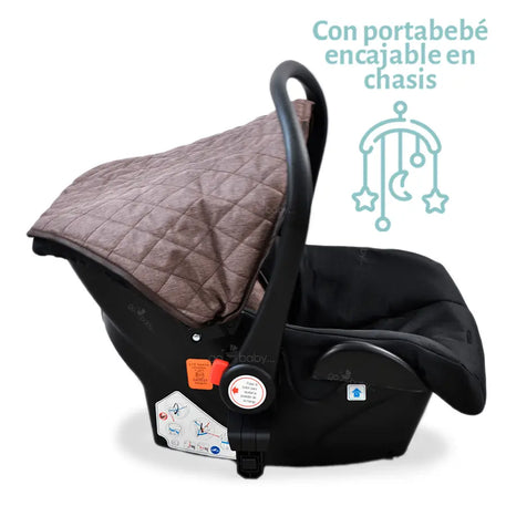 Carriola sistema de viaje Galaxis 4 en 1