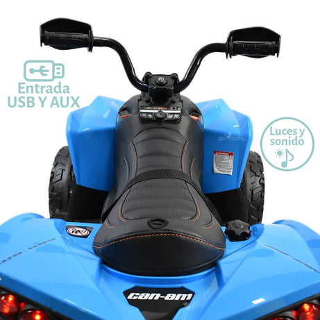 CUATRIMOTO ELECTRICA CAN-AM AZUL 4x4 renegade