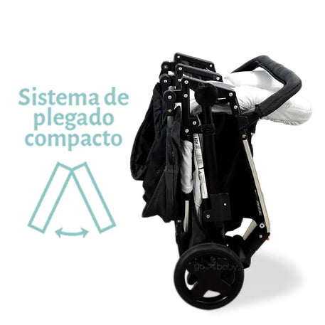 CARRIOLA DOBLE LEA TWIN GREY