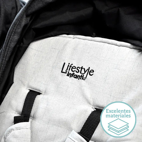 CARRIOLA DOBLE LEA TWIN GREY